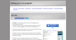 Desktop Screenshot of cnc-pad.com