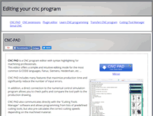 Tablet Screenshot of cnc-pad.com